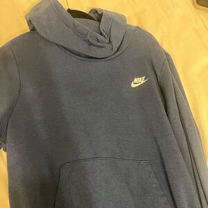 Women’s Nike Blue Cowl Neck Hoodie